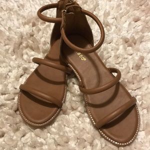 Tan Strappy Sandals